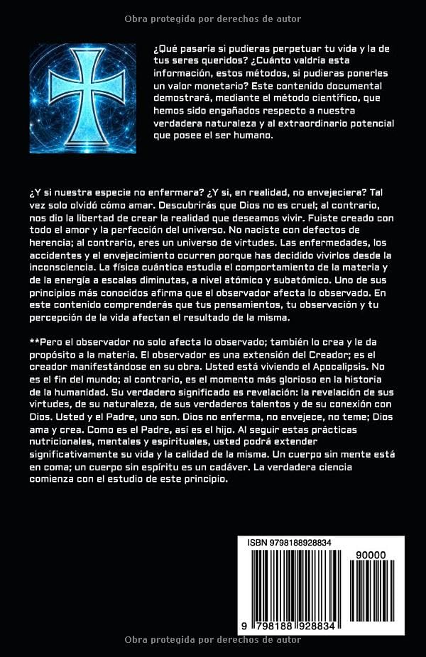 El secreto de la juventud y la vida etherna. (Spanish Edition)